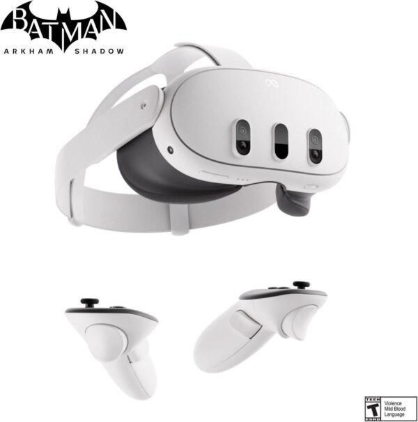 Meta Quest 3 512GB — The Most Powerful Quest — Ultimate Mixed Reality Experiences — Get Batman: Arkham Shadow and a 3-Month Trial of Meta Horizon+ Included