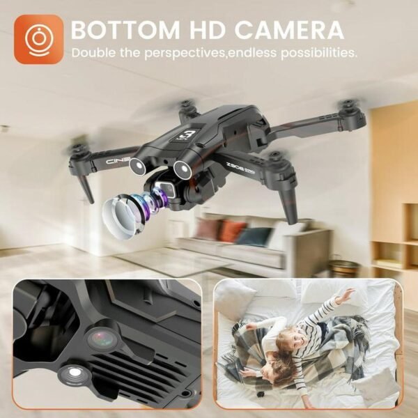 D96 Drone with 4K HD Dual Camera Obstacle Avoidance Foldable Drone 3 Batteries 36mins Flight Time for Adults and Beginners - Image 2